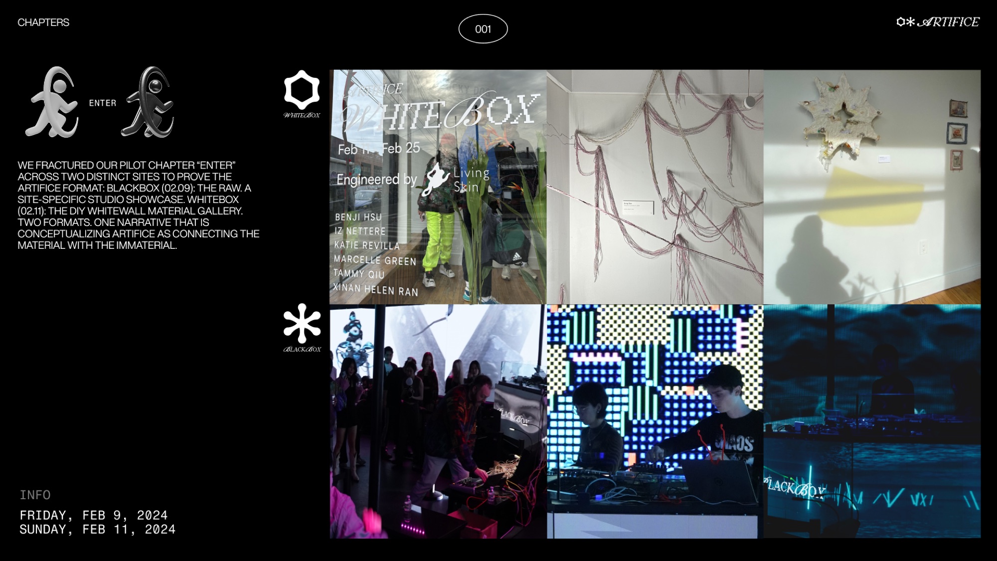 Chapter 001, Enter: WHITEBOX above, BLACKBOX below
